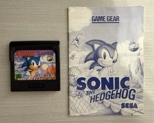 Sonic The Hedgehog w/Manual - Sega Game Gear *Tested & Working*