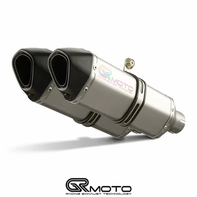 Échappement Pour Suzuki DL1000 V-STROM 2002-2013 GRmoto Carbone Titane - Photo 1/3