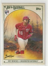 2023 Topps Bob Ross Joy of Baseball #98 Joey Meneses - Washington Nationals RC