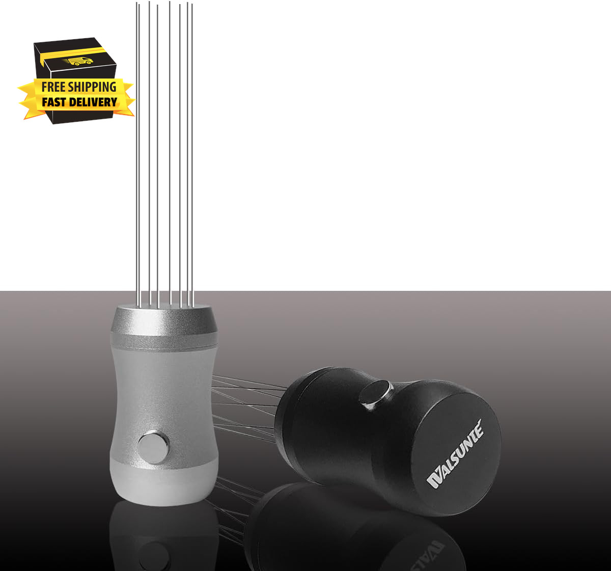 Magnetic Espresso Distribution Tool - Flick WDT Tool with 8X0.4Mm Stainless Stee