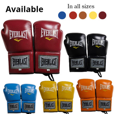 Everlast Vintage 1910 Pro Sparring Boxing Gloves Lace Up | 8oz 18oz All Sizes