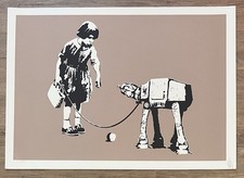 Eelus Wot You Looking At ORIGINAL 2006 Screenprint Signed COA Banksy Star Wars