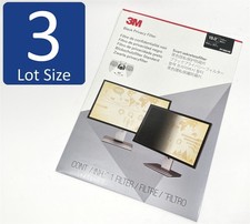 Lot of 3 NEW Genuine 3M PF190C4B 5:4 Black Privacy Filters for 19" Monitors