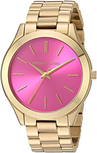 Orologio Michael Kors MK3264 Donna Slim Runway Tono Oro Bracciale Acciaio Inox
