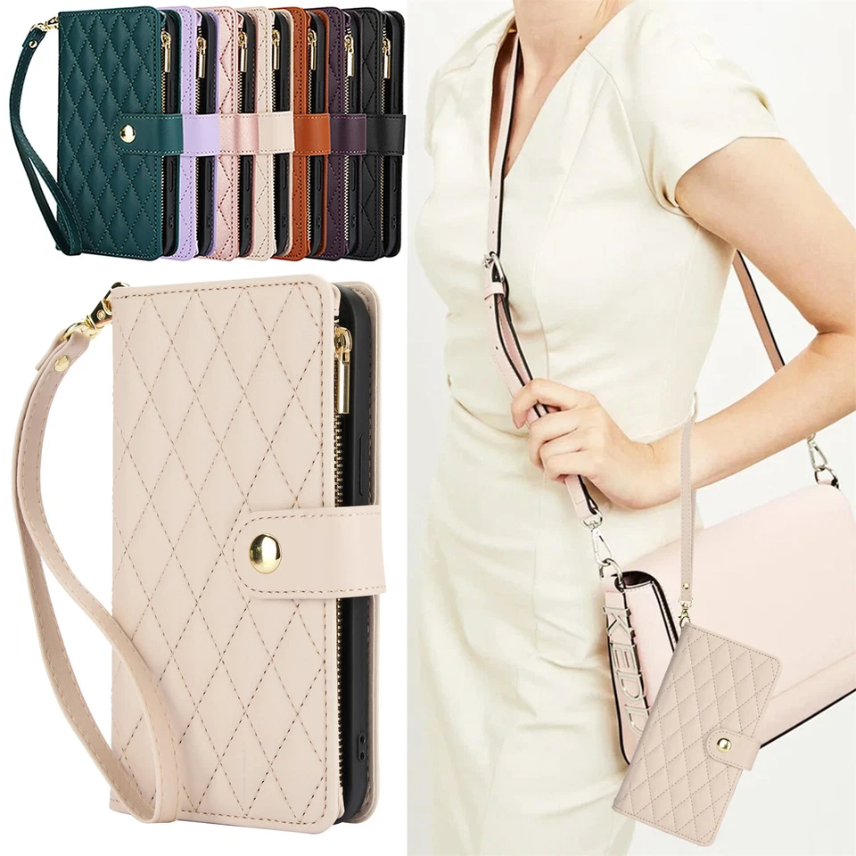 Wallet Zipper Leather Flip back CASE fr Sony Xperia 10 III/Lite 10IV 5IV 1IV 1/5 - Image 2 of 4