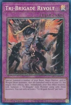x3 Tri-Brigade Revolt - RA01-EN079 - Prismatic Collector's Rare - 1st Edition Yu