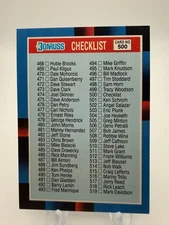 1988 Donruss Baseball Cards 501-660 + Inserts(NM) - You Pick - Complete Your Set