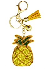 Sparkling Keychains Bag Charms for Girls, Crystal Bling Rhinestone Key Ring C...