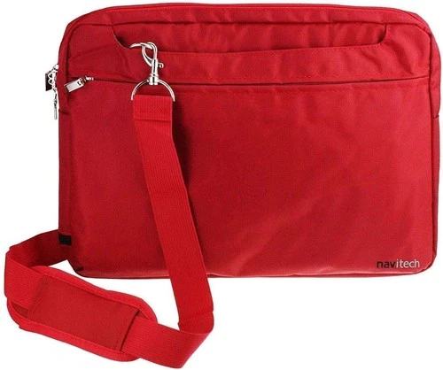 Navitech Red Carry Bag Case For The Odys Winbook 13