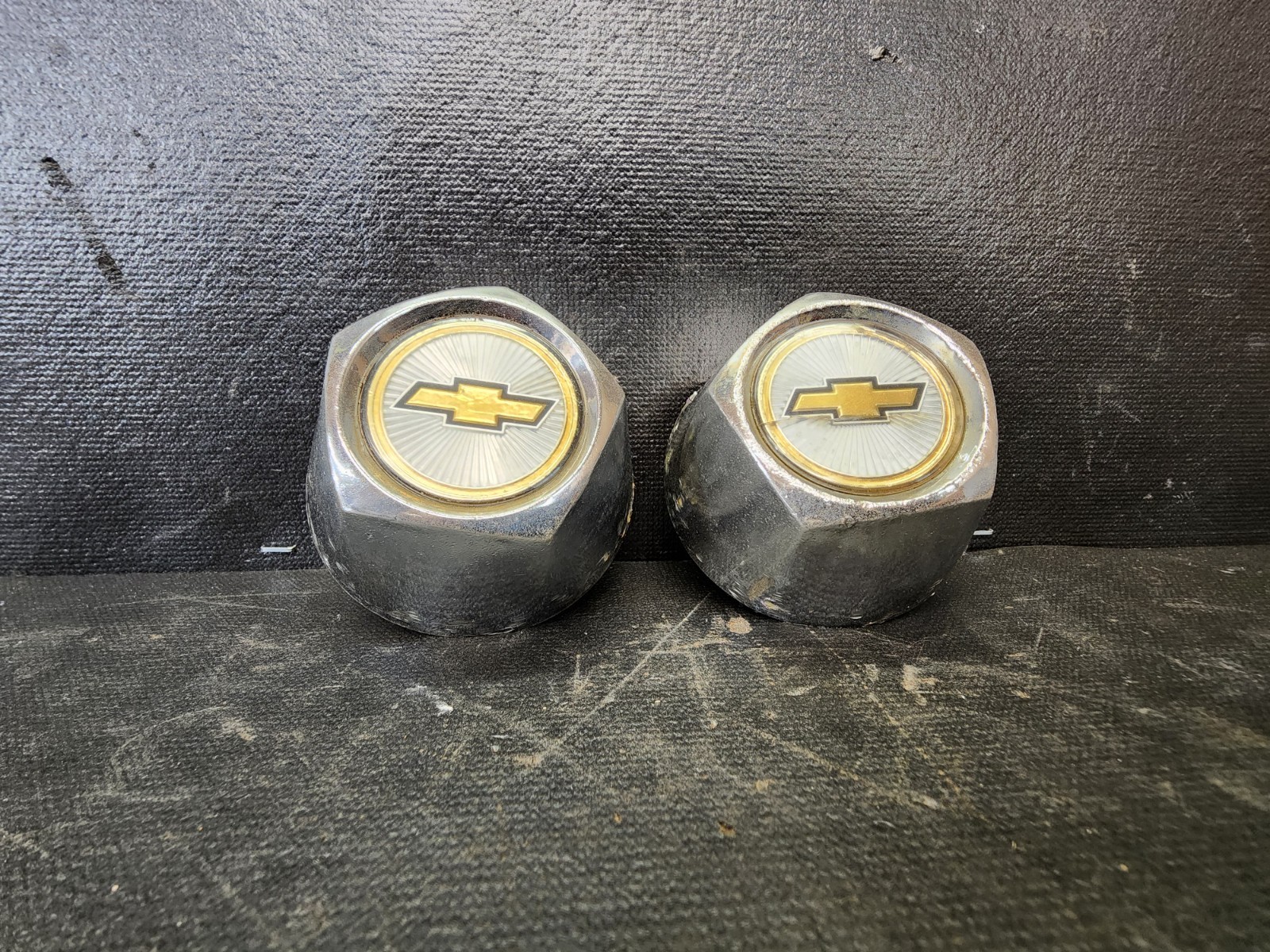 1984 - 89 Chevy Chevrolet Celebrity Wheel Rim Center Hub Cap Pair (Qty 2) GM OEM