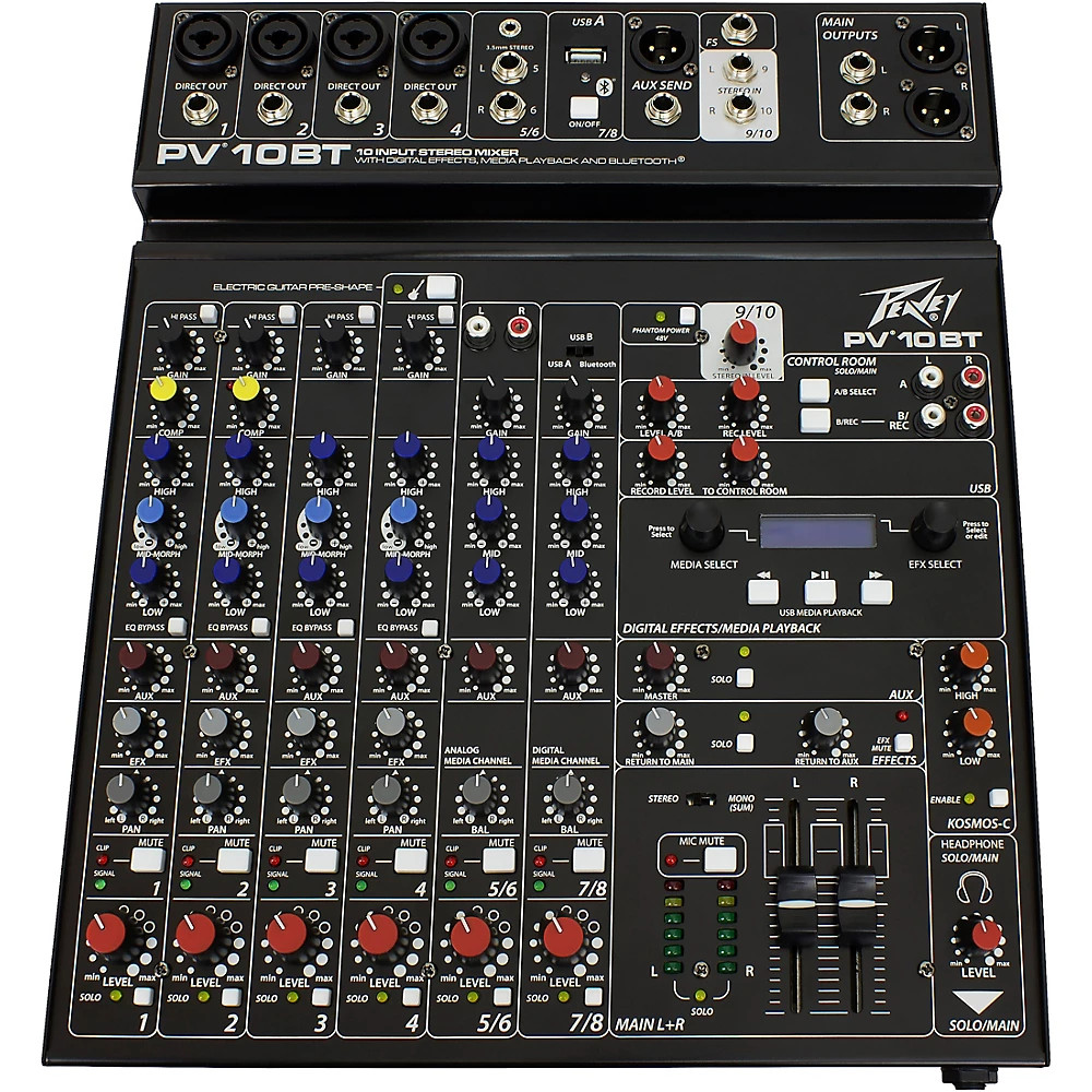 Микшер Peavey PV 10 BT с Bluetooth 64890₽