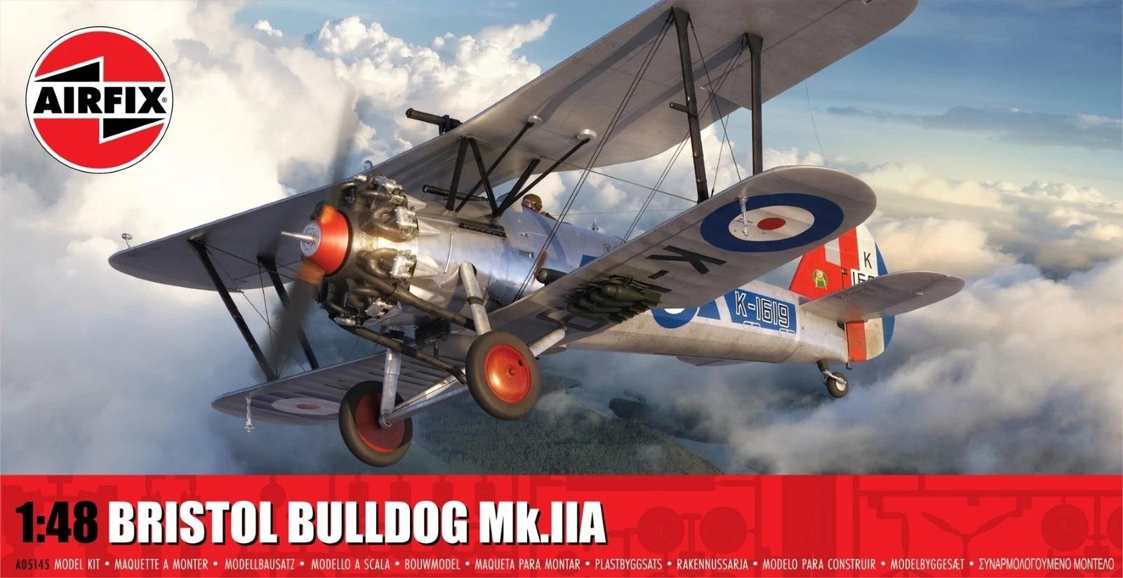 Airfix 05145 Bristol Bulldog MK.IIA 1:48 Scale Model Kit