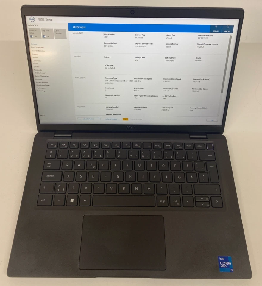 Dell Latitude 7420 · i7-1185G7 · 16GB · 512GB, photo 1 of 5