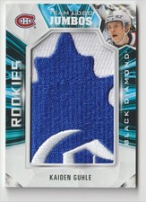 2022-23 BLACK DIAMOND ROOKIE TEAM LOGO VINTAGE PATCHES # 2 KAIDEN GUHLE MONTREAL