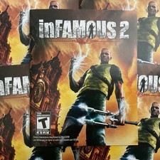 Infamous 2 PS3 PlayStation 3 Instruction Manual Only