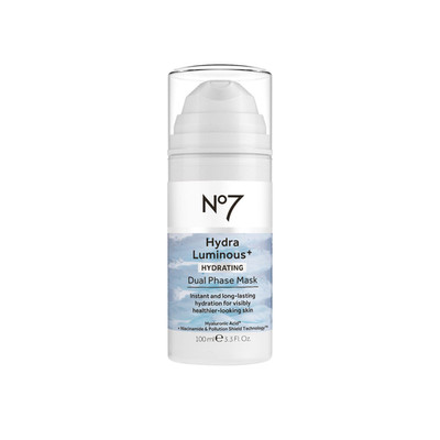 No7 Hydraluminous Hydrating Dual Phase Face Mask - Hyaluronic Acid Overnight