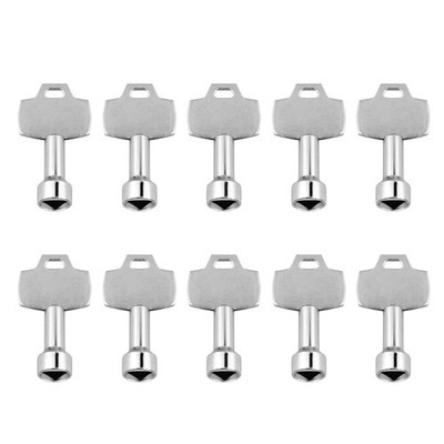10Pcs Multipurpose Triangular Key Wrench Tool for Home and Facility Maintenance