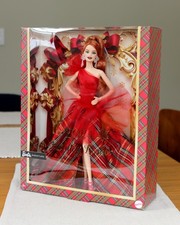 2024 Holiday Barbie #JBF67 Redhead / Red Hair Walmart exclusive NRFB