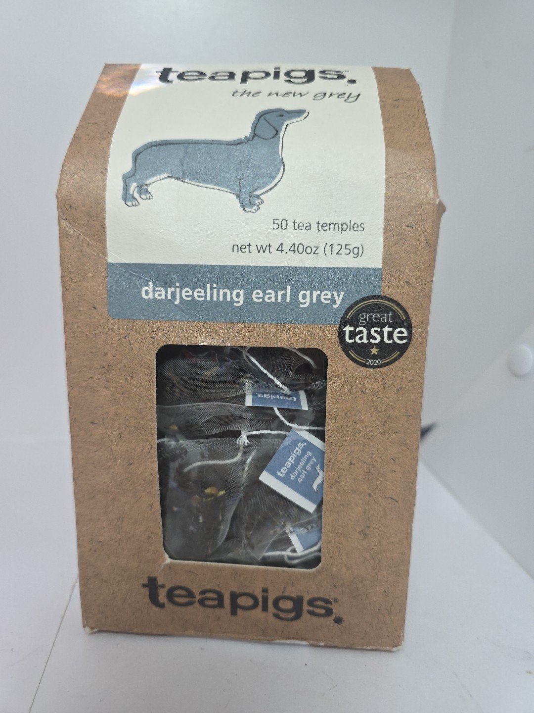 Pigs Darjeeling Earl Grey 50 Tea Temples. Exp. 07/29