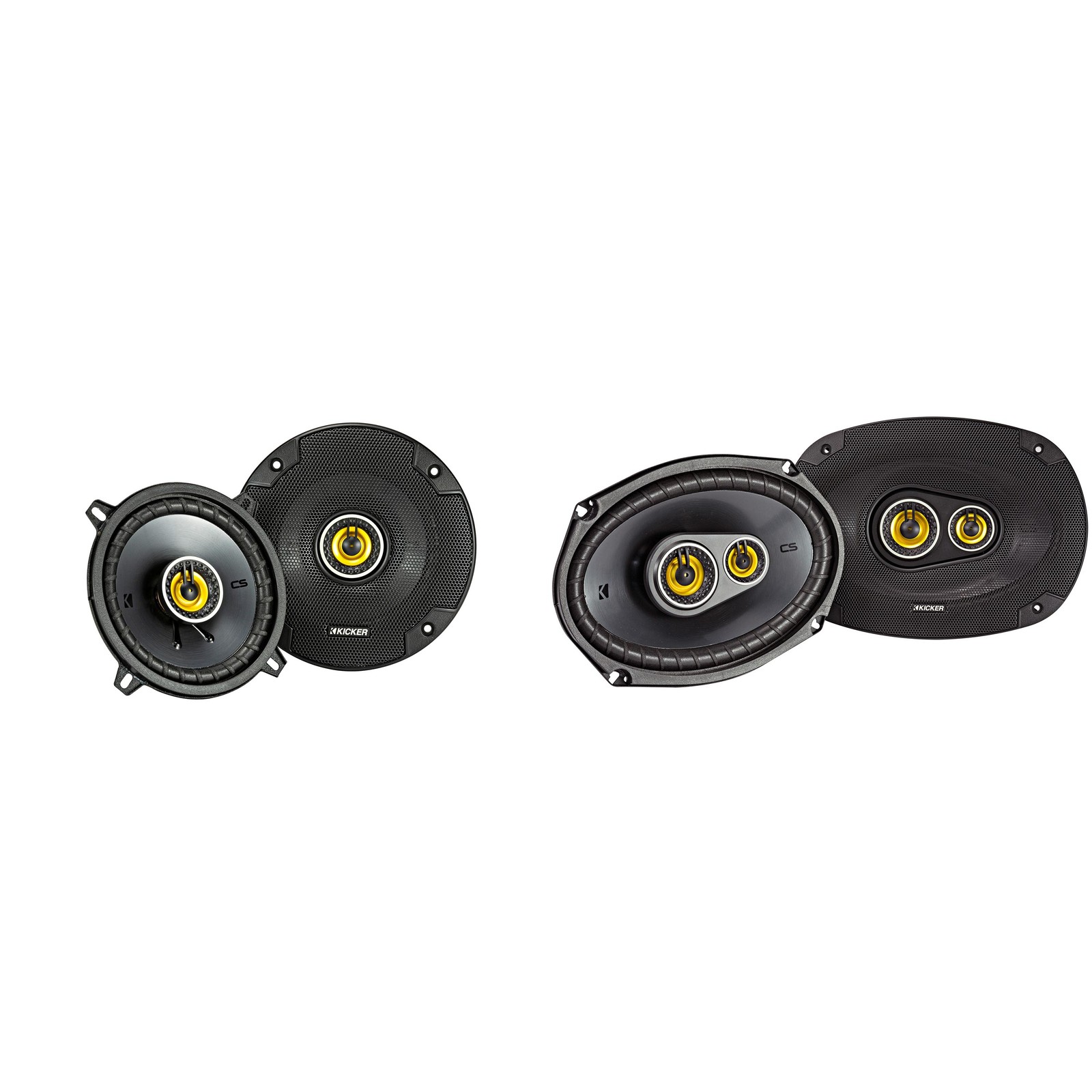Kicker Dodge Ram Truck 1994-2011 Speaker Bundle - CS 6x9 coaxial Speakers, an...
