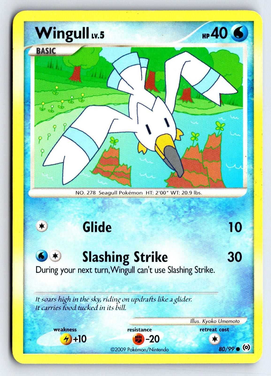 Wingull 80 C Arceus Pokemon LP