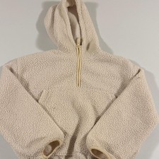 Gap kids Cozy Cream Sherpa Hoodie size 14-16