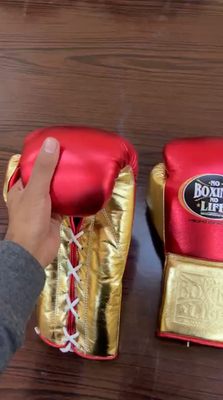 No Boxing No Life Boxing Gloves Training 12oz-16oz Lace Up