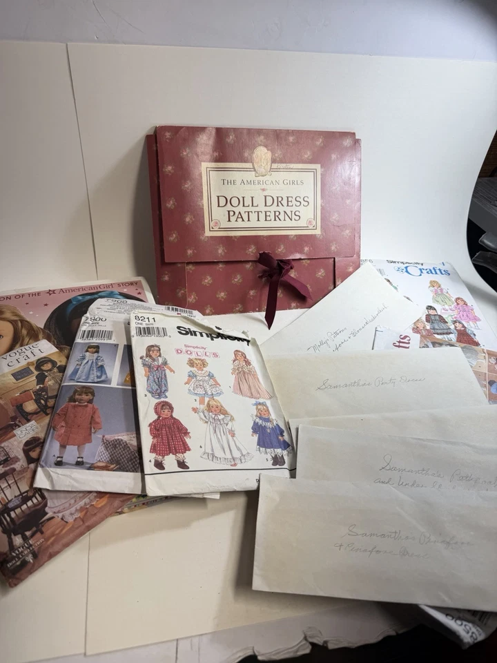 American Doll Company Visual Guide Samantha, Molly Dress Patterns More, most cut - Image 2 of 4
