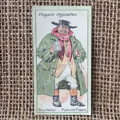 Tony Weller Characters From Dickens #18 1923 John Player Cigarette Tobacco Card