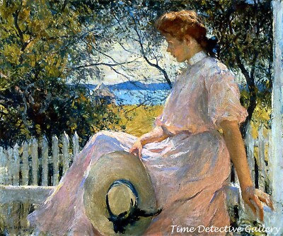 ''Eleanor'' by Frank Weston Benson - 1907 - Art Poster in 5 Sizes