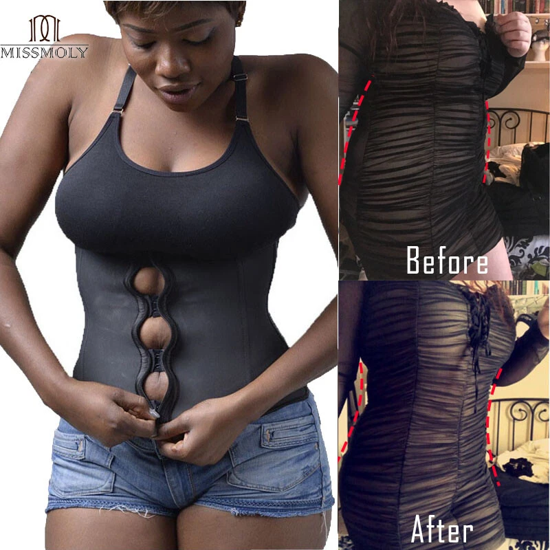 Ultra Slim Womens Latex Waist Trainer Corset Weight Loss Hourglass Body  Shapers