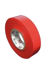 Red Vinyl Plastic Electrical Tape - 7 Mil - PVC - 66Ft - 3/4" Width - MORRIS-600
