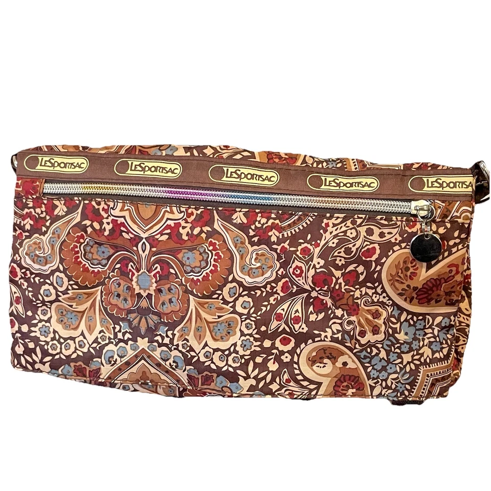 Vintage TOKIDOKI For Lesportsac Crossbody Or Shoulder Bag Paisley Rainbow Zipper - Image 4 of 4