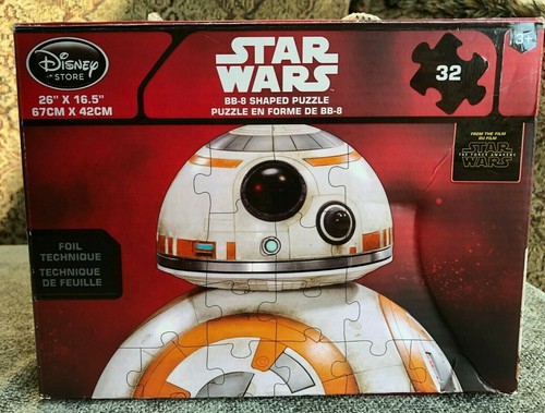 Disney Store Star Wars 8 Shaped 32 Piece Puzzle The Force Awakens Ebay