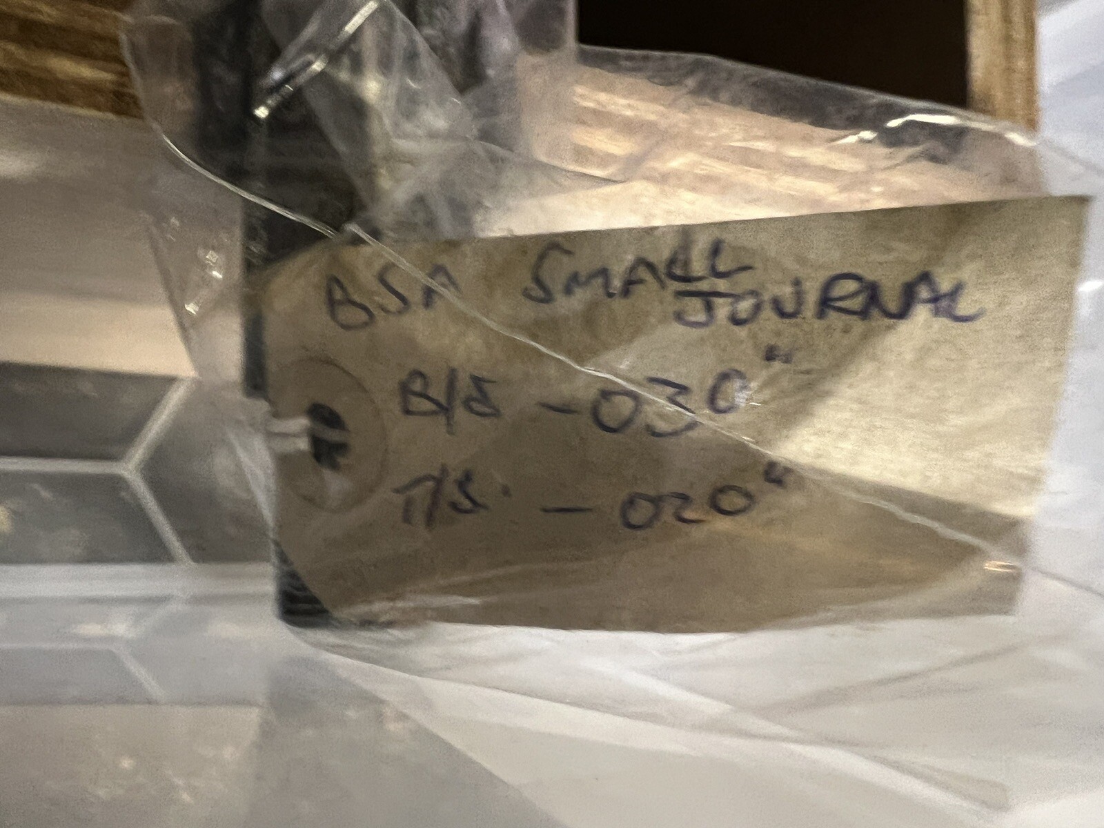 BSA A10 Crankshaft Small Journal 2 options on regrind sizes shown In Photos eBay