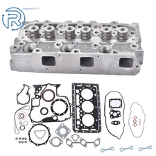 New For Kubota D902 RTV900 Complete Cylinder Head with Valves & Full Gasket Kit