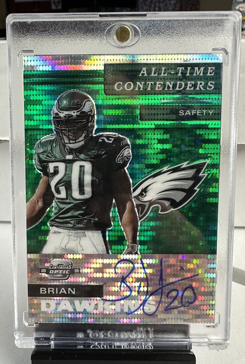【真作保証！Ebay販売価格29万】アイバインド アール グリーン ビッグサー 2019 Panini Contenders Optic All-Time Brian Dawkins Green Pulsar