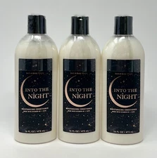 3 BATH & BODY WORKS INTO THE NIGHT MOISTURIZING CONDITIONER HAIR 16 OZ B5 ALOE