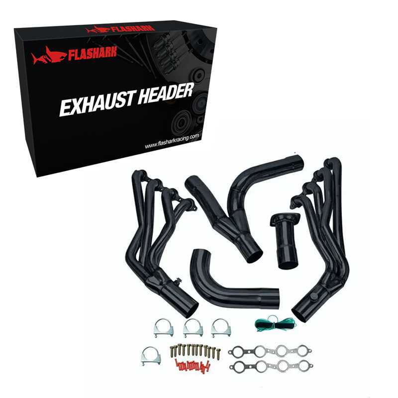 Flashark Long Tube Headers Fit 99-06 Chevy GMC Silverado