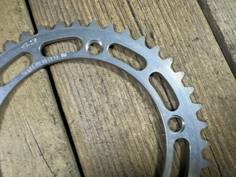 SHIMANO Chainring 42T Fixie Track Old School BMX 5 Arm 130 BCD Japan Vintage - Image 3 of 4