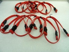 10x Serial ATA 3.0 SATA Data Cable 26AWG 18" - 7 Pin - 30V Lot of 10 Pieces