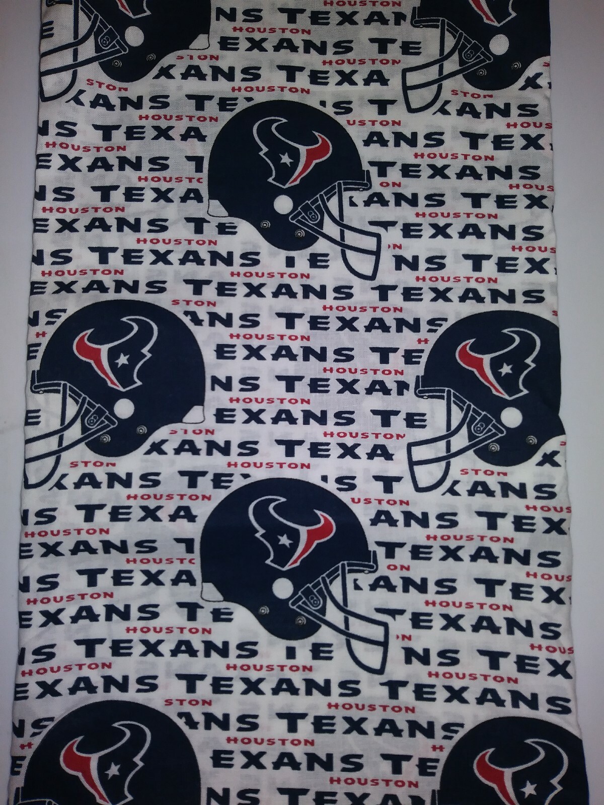 New! FQ HOUSTON TEXANS NFL Football Cotton Fabric 18x21" Crafts Fat