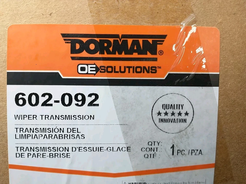 Transmisión de acoplamiento limpiaparabrisas Dorman 602-092 para Nissan Versa 2007-2011 Foto 3 de 4