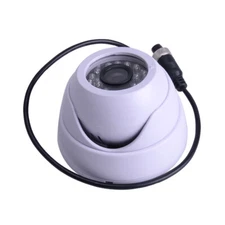 4 Pin 500TV IR Dome Color Reversing Camera CMOS Night Vision LED w/ 5m Cable