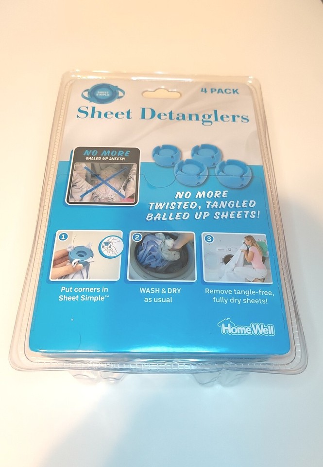 NEW Bed Sheet Detangler Stops Laundry Tangles and Wads in the Washer