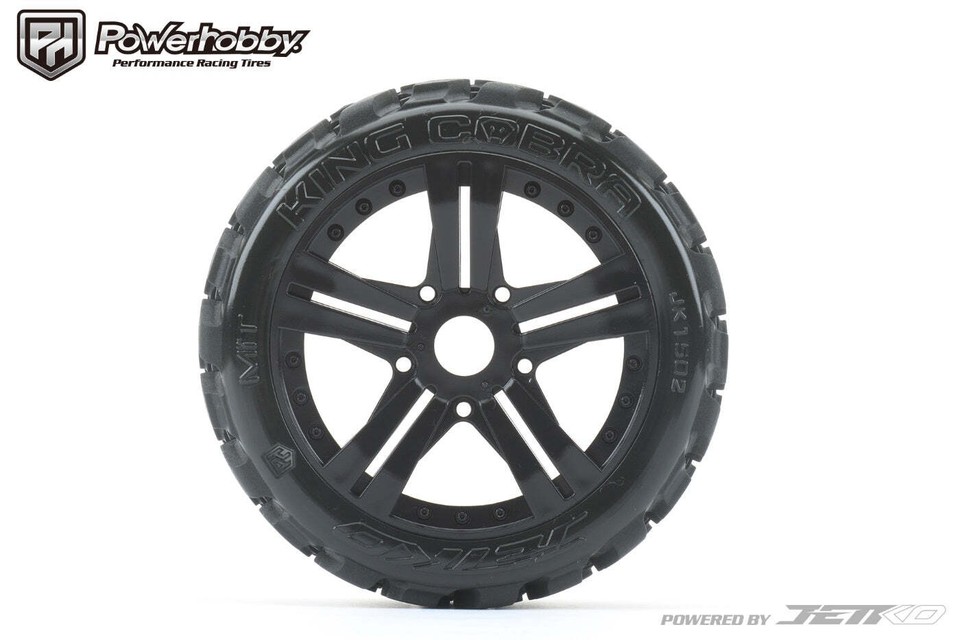 4 Pneumatici Powerhobby 1/10 2.8'' MT Cinturati King Cobra Per ARRMA Gorgon MEGA