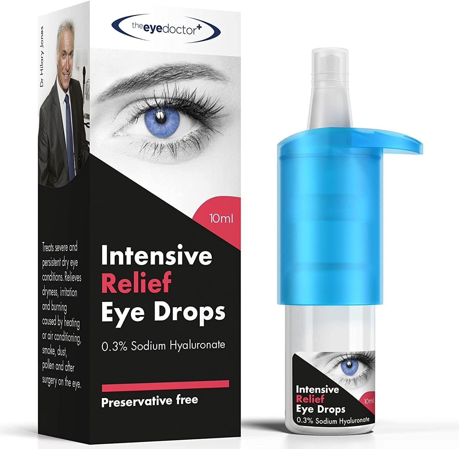 Eye Doctor Intensive Relief Hyaluronate 0.3% Preservative-Free Eye Drops 10ml