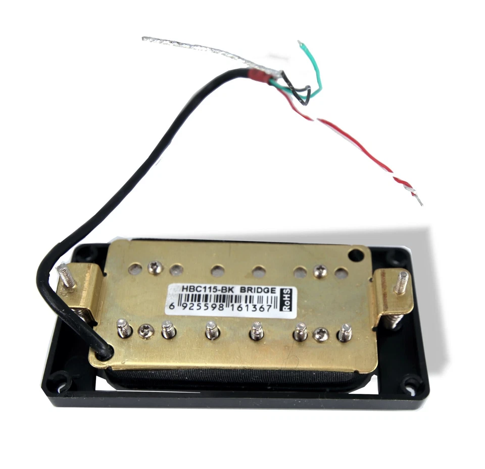 Conjunto Humbucker poste aberto de alta saída 8.4k 16K cerâmica 081060BK - Imagem 4 de 4