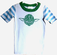 Hanna Andersson Star Wars PJ top, 5y, short sleeve 100 Organic Cotton
