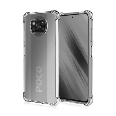 For Xiaomi Poco X3 NFC / X3 Pro Clear Silicone TPU Soft Shockproof Cover Case